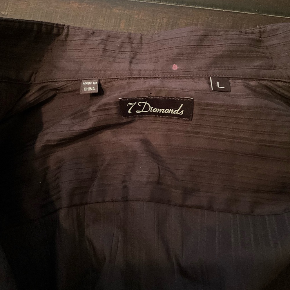 7 Diamonds Men's Long Sleeve Large Shirt NWT - Picture 8 of 8